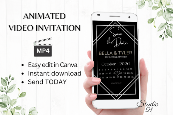 Elevate Your Milestone: Silver Wedding Save the Date W2935B Review