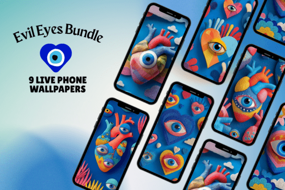 Evil Eyes Bundle Live Wallpapers: Bold Digital Protection for Your Device