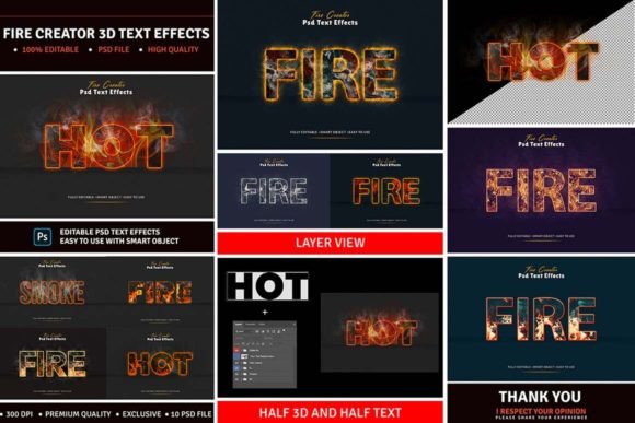 Ignite Your Typography: Mastering Editable Fire Text Effects