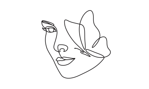 The Allure of Animated Butterfly Woman Face Linear: A Designer's Guide