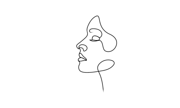 The Art of Line: Using Feminine Model Girl Animation