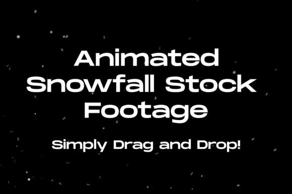 Transform Your Projects with Snow Drifting Animated Video Overlay